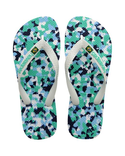 Havaianas Blue Brasil Flip Flops for men