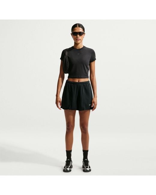 Nike Black Chill Knit Crop