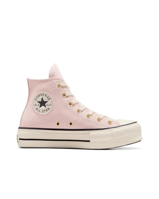 Converse Pink Chuck Taylor All Star Lif High-Top Trainers