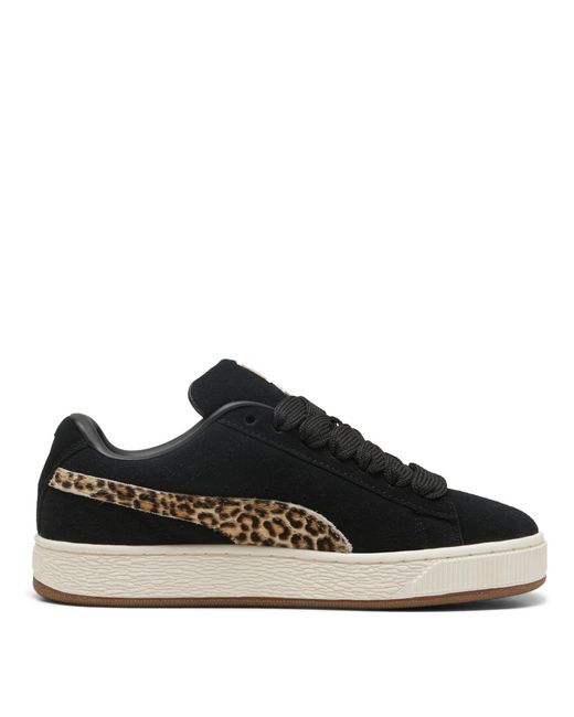 PUMA Black Suede Xl Trainers