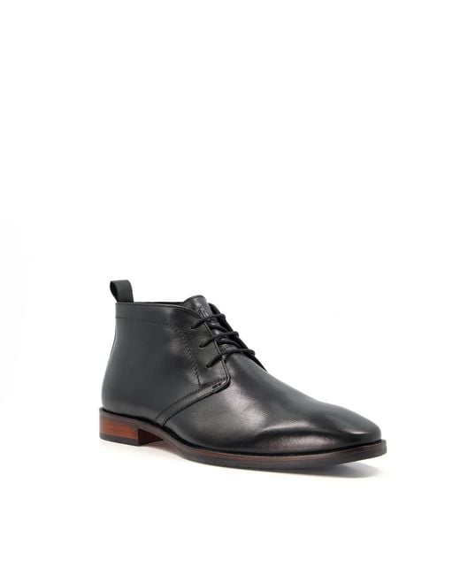 Dune Black Mervin Chukka Boots for men