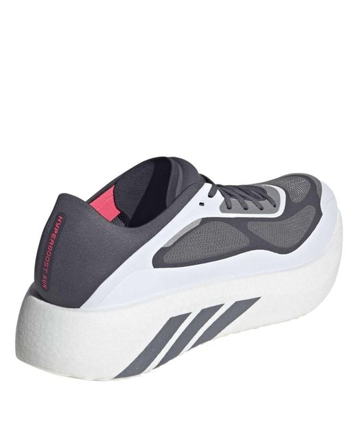 Adidas Blue Hyperboost Run Road Running Shoes for men