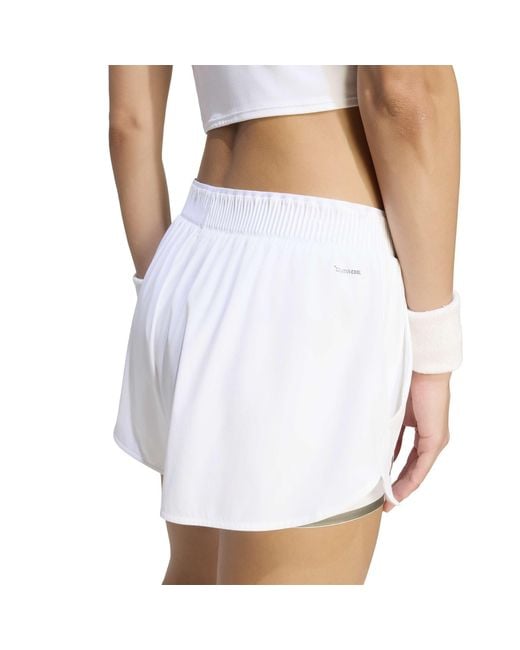 Adidas White Wim Tennis Shorts