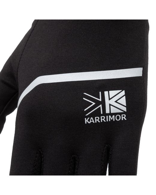 Karrimor Black Running Gloves Ladies