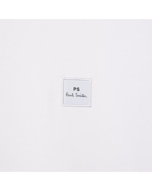 Paul Smith White Logo Patch T-Shirt for men