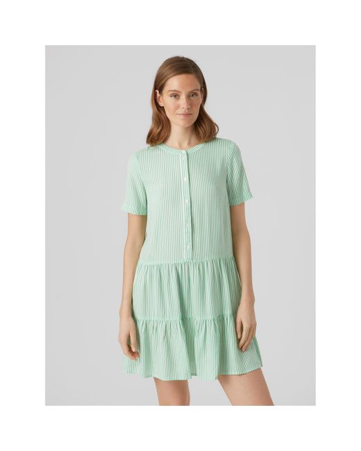 Vero Moda Gray Bumpy Shift Dress