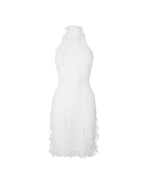 Roberta Einer White Angel Mini Dress