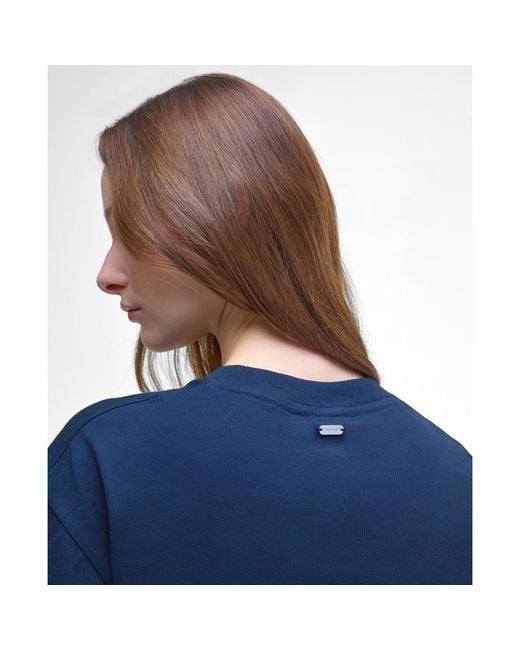 Barbour Blue Jema Oversized T-Shirt