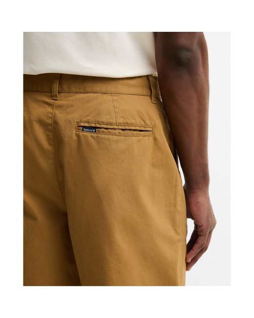 Barbour Yellow Chino Shorts for men
