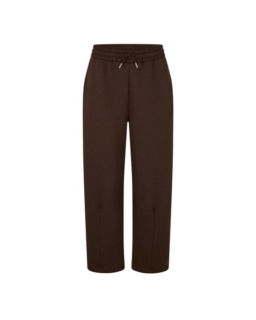 I Saw It First Brown Barrel Fleece Joggers