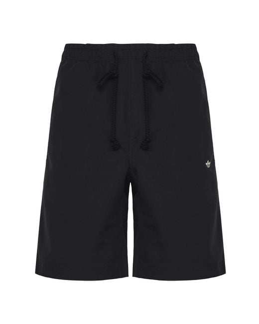 Adidas Blue Fleece Shorts for men