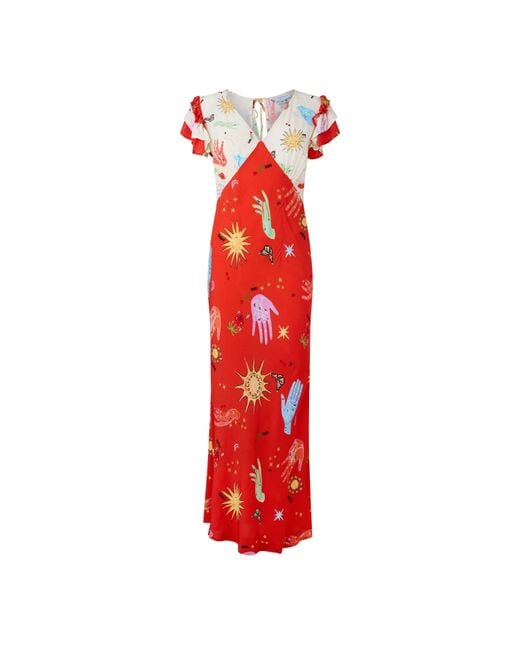 Never Fully Dressed Red Long Maxi Dress