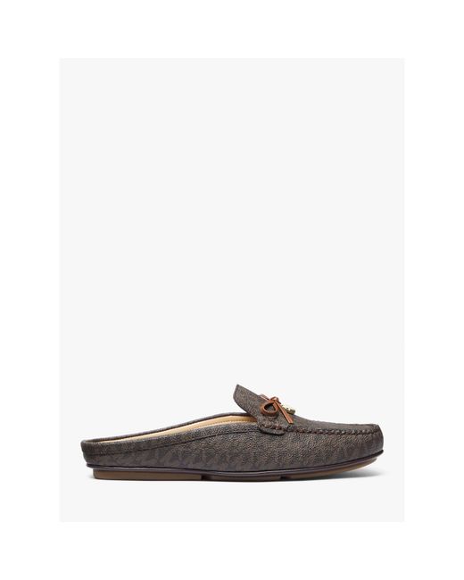 MICHAEL Michael Kors Brown Greta Mule Flat Mules