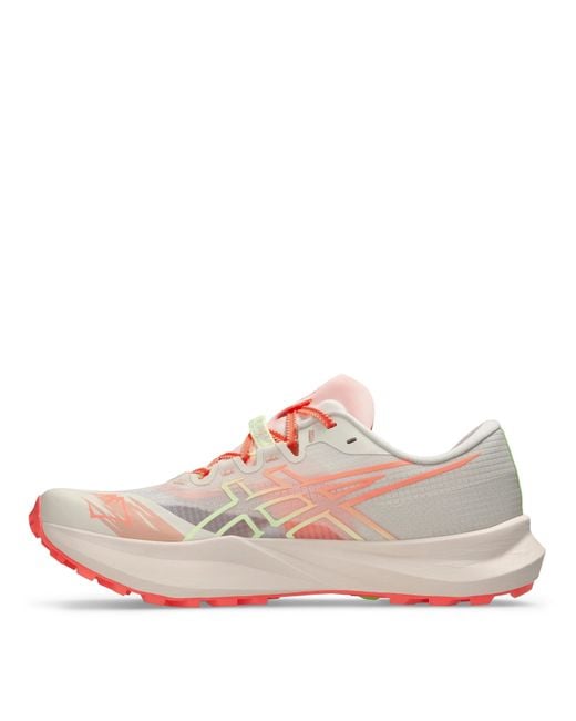Asics Pink Fuji Lite 7 Trail Running Shoes