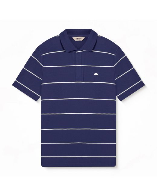 Ellesse Blue Short Sleeve Polo Shirt for men