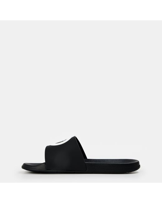 Team Black Adults Pool Sliders