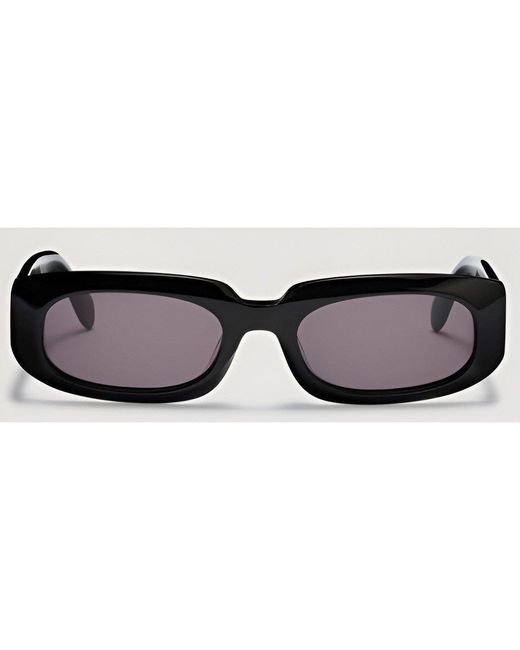 Palm Angels Brown Noah Rectangle Sunglasses