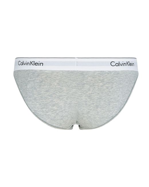 Calvin Klein Gray Modern Cotton Brief