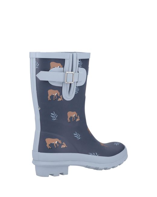Cotswold Blue Woodland Mid Wellingtons