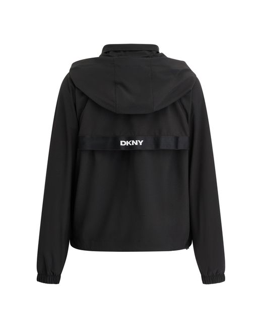 DKNY Black Windbreaker