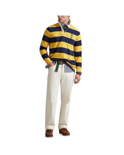 Polo Ralph Lauren Yellow Rugby Shirt for men