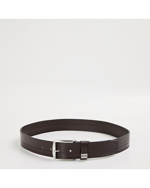 Boss Black Saltrio Leather Belt for men