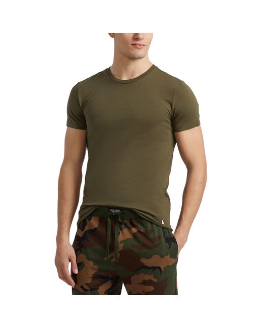Polo Ralph Lauren Green 3-Pack T-Shirts for men