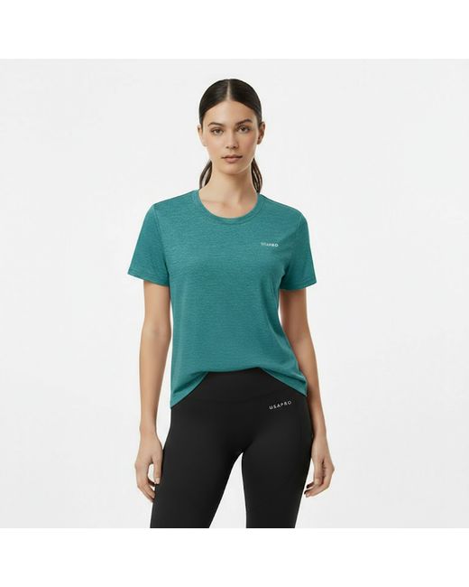 Usa Pro Blue Tech Crew Tee