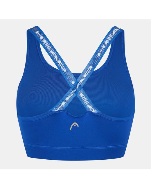 Head Blue Cross Non Wired Medium Impact Sports Bra
