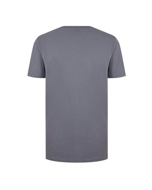 Boss Gray Crew Logo T Shirt for men