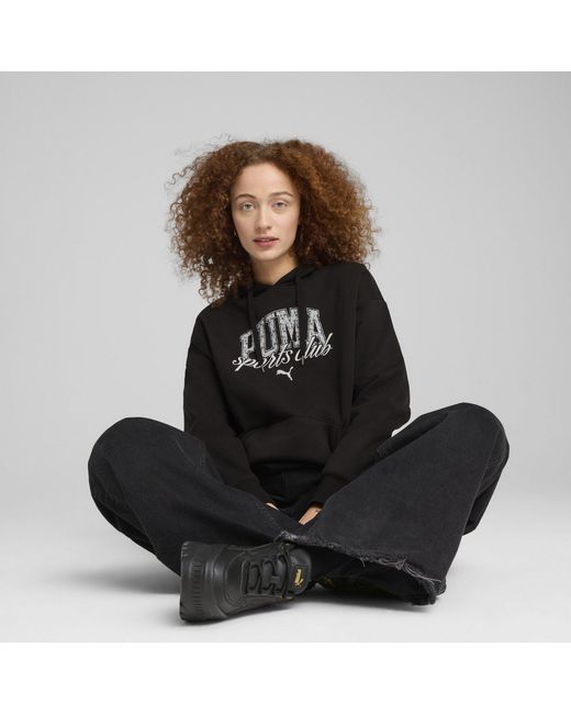 PUMA Black Overhead Hoodie