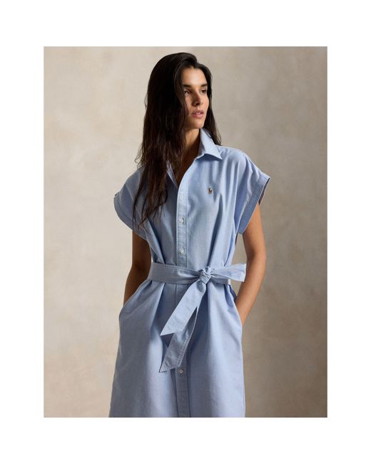 Polo Ralph Lauren Blue Shirt Dress