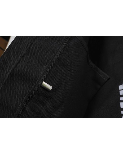 Usa Pro Black Canvas Tote