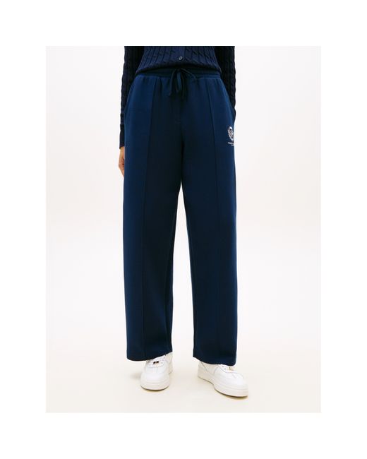 Tommy Hilfiger Blue Closed Hem Fleece Joggers