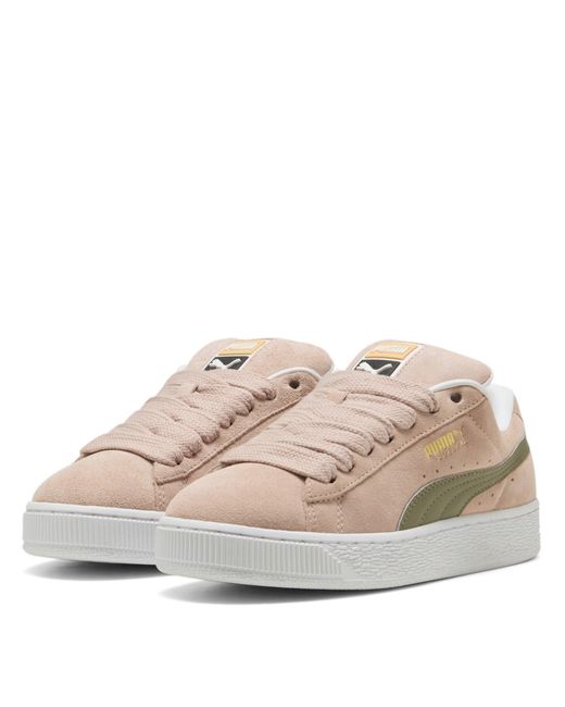 PUMA Pink Suede Xl Trainers