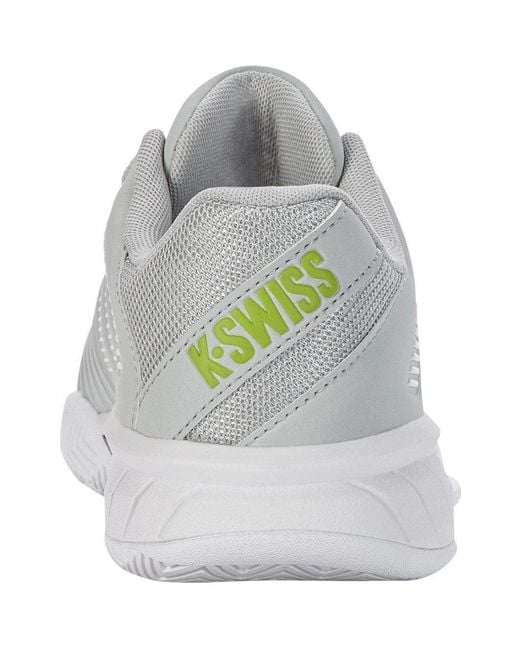 K-swiss Gray Express Light 3 Hb Clay Court Lace Up Tennis Shoes