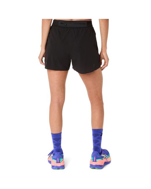 Asics Blue Metarun Split Shorts Running Short