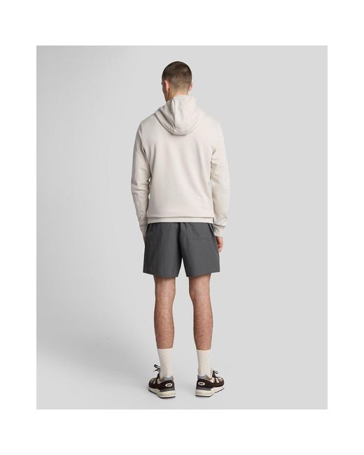 Lyle & Scott Gray Plain Swim Shorts for men
