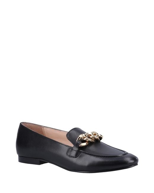 Hush Puppies Black Harper Chain Loafer