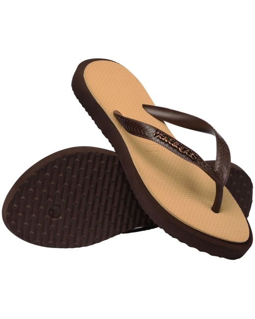 Havaianas Natural Top Point Fusion Flip Flops
