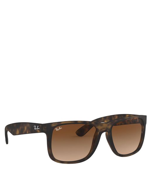 Ray-Ban Brown Justin Square Sunglasses