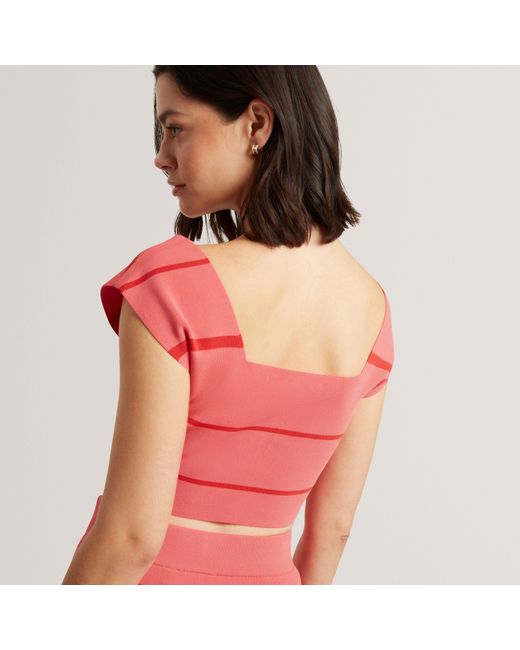 Ted Baker Pink Ted Knit Co-Ord Top