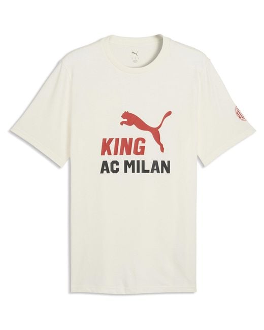 PUMA White Acm King Short Sleeve T-Shirt 2025 2026 for men