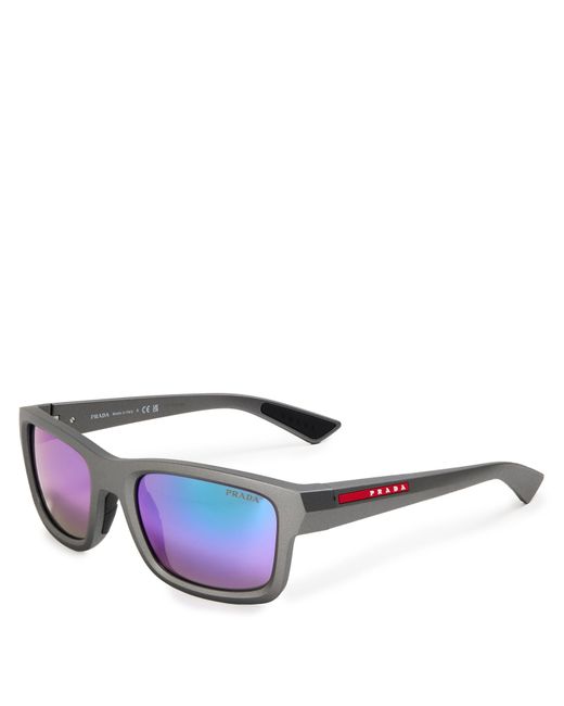 Prada Blue 0Ps B10S Rectangle Sunglasses for men