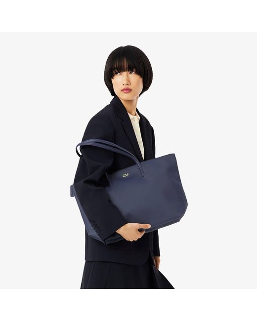 Lacoste Blue Large Tote Bag