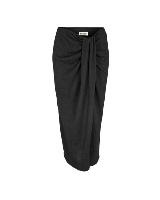 Karl Lagerfeld Black Suiting Mini Skirt