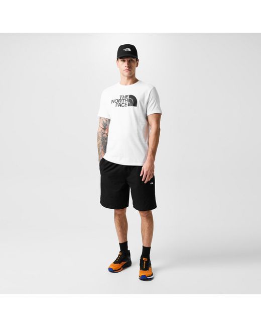 The North Face White Regular Fit Short Sleeve T-Shirt for men