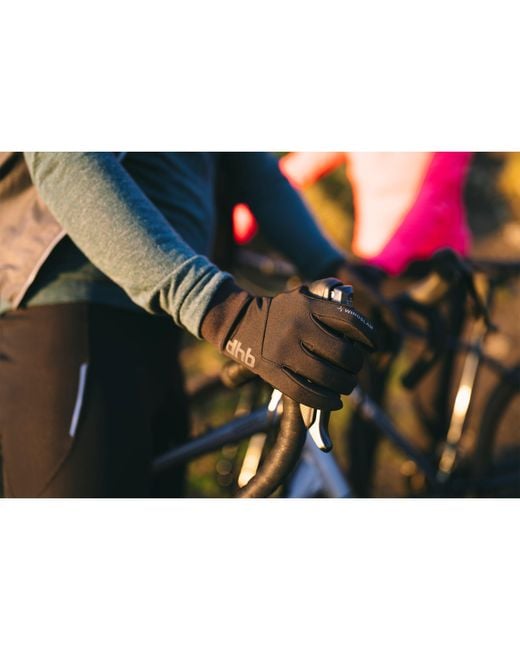 Dhb Black Windproof Cycling Gloves