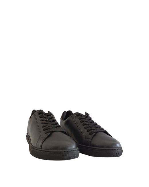 Pretty Green Black Latham Moc Toe Formal Shoes for men