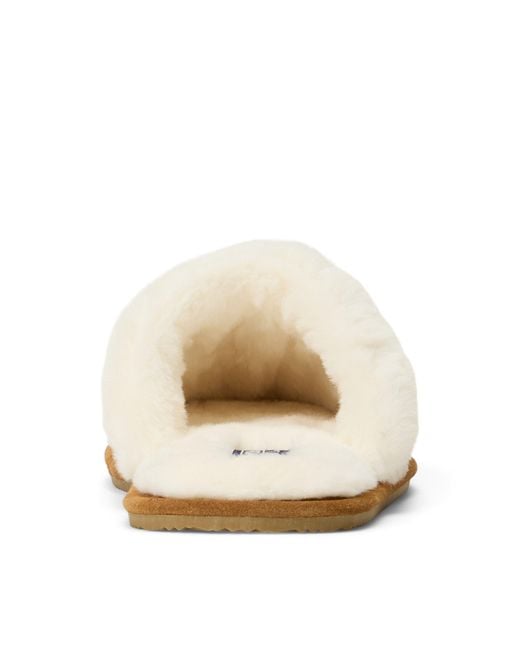 Polo Ralph Lauren Brown Kelcie Mule Slippers